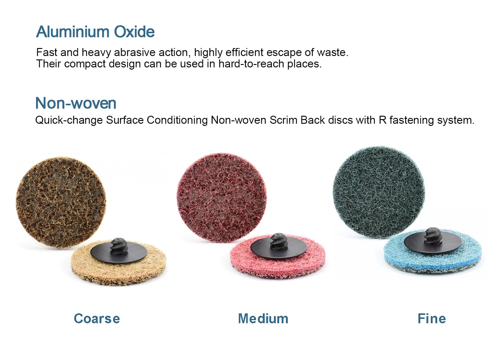 COSPOF red medium disc demonstrating quick heat dissipation during sanding tasks.