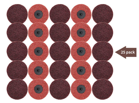 COSPOF Type-R quick-change backing pad in red enabling fast disc swaps for efficient workflows.