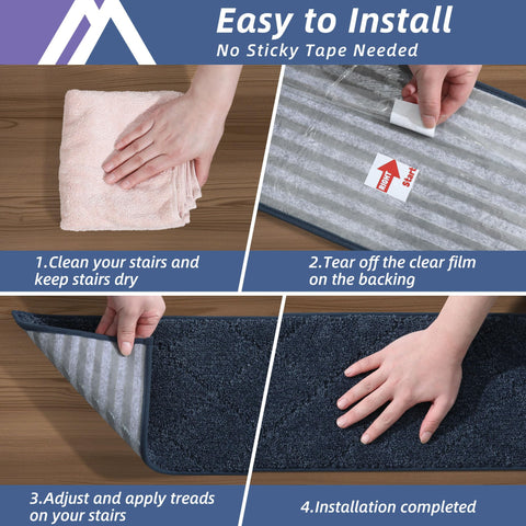 COSY HOMEER 15-piece stair set offering complete stair coverage.