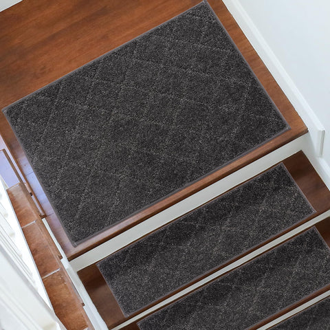 COSY HOMEER 20x32 inch stair mat keeps entryways tidy and safe from moisture
