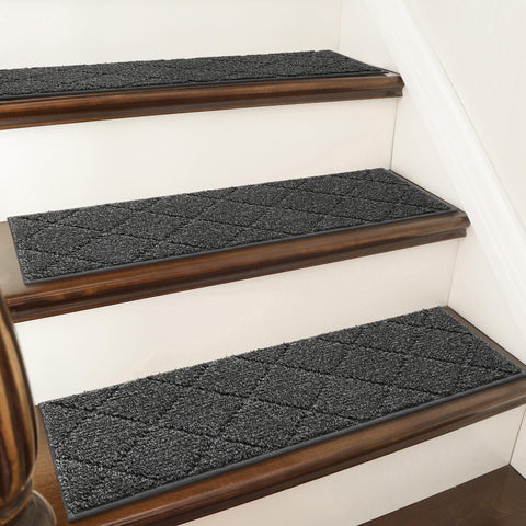 COSY HOMEER Edging Stair Treads close-up shows non-slip texture for safe stairs