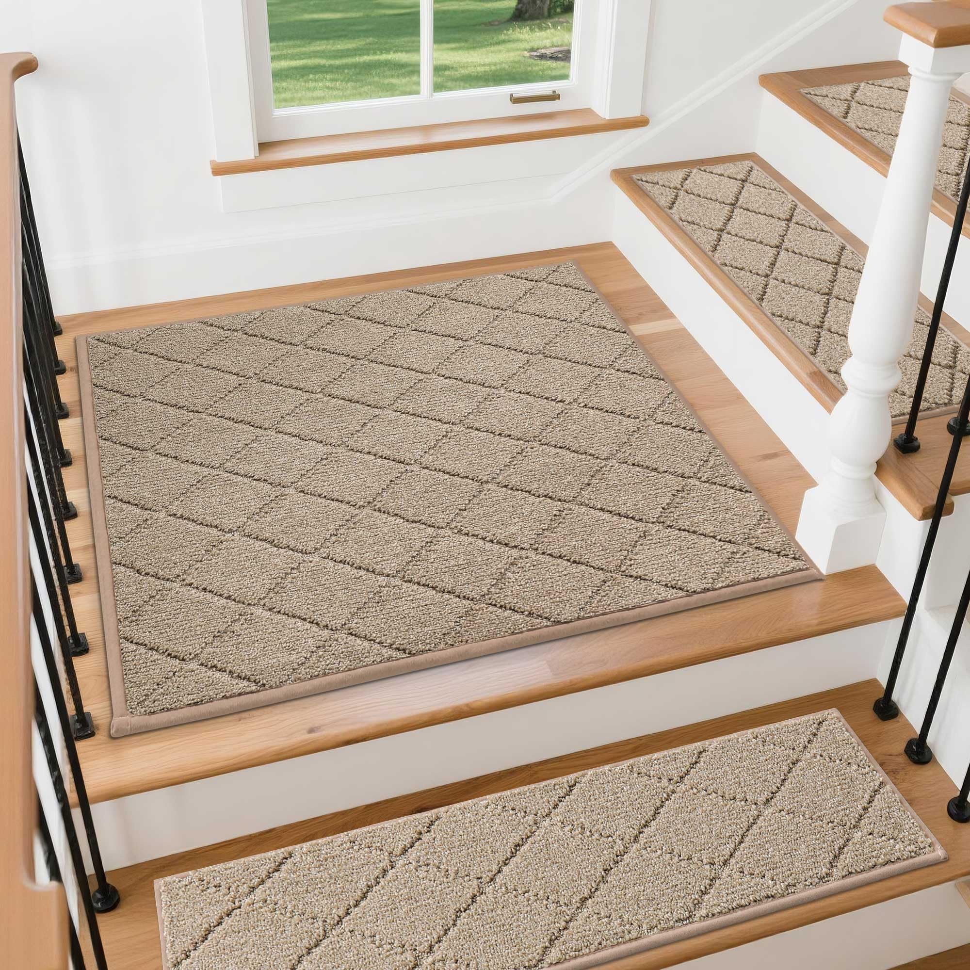 COSY HOMEER Edging Stair Treads beige easy-clean, reusable after cleaning