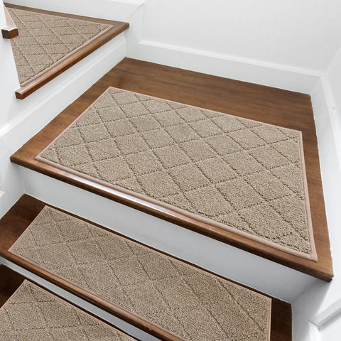 COSY HOMEER pet-friendly stair treads protect stairs during playful moments.