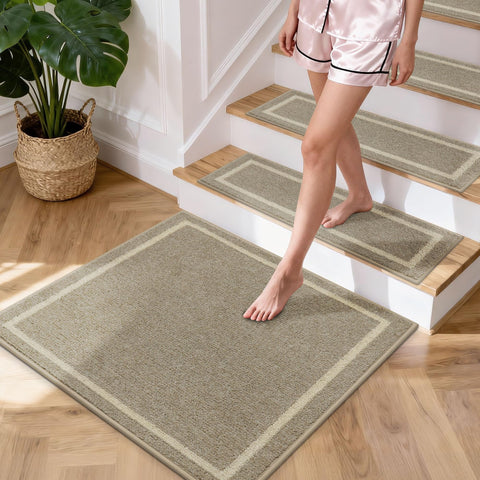COSY HOMEER stair rug with quiet-footsteps feature reduces footstep noise