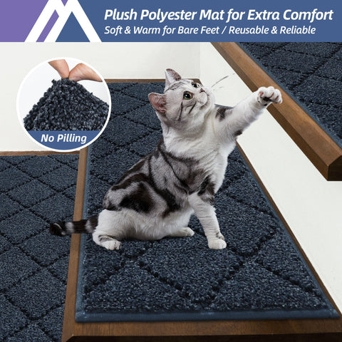 COSY HOMEER stair rug perfect for pets, providing grip on stairs.