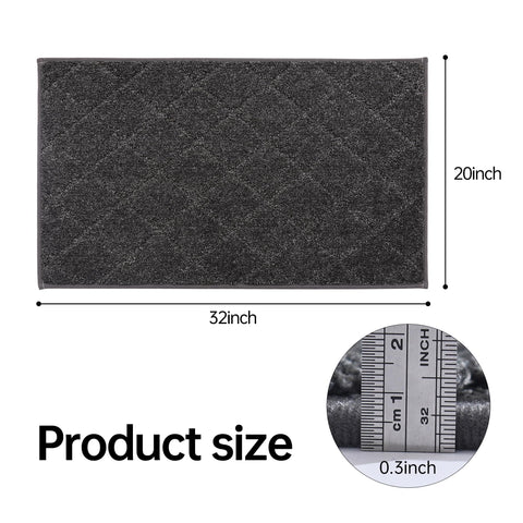 COSY HOMEER stair rug on wood steps provides stable footing and reduces slipping