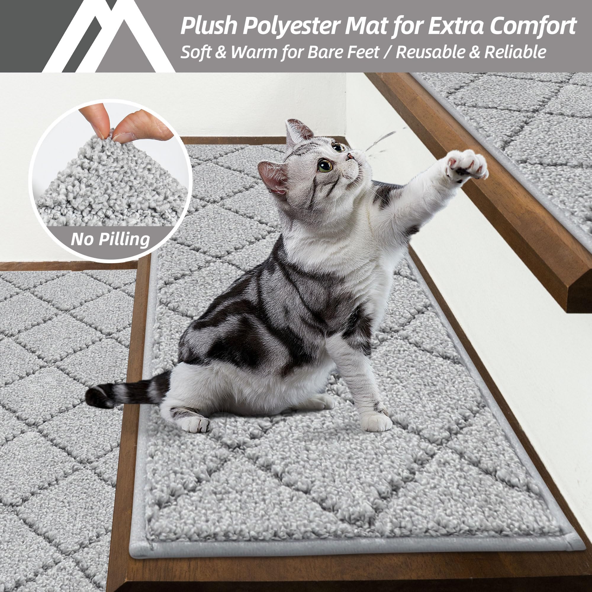 COSY HOMEER stair tread grey fits kitchen and entryways with style.
