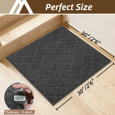 COSY HOMEER stair treads 30x30 inch fit for compact staircases and entryways
