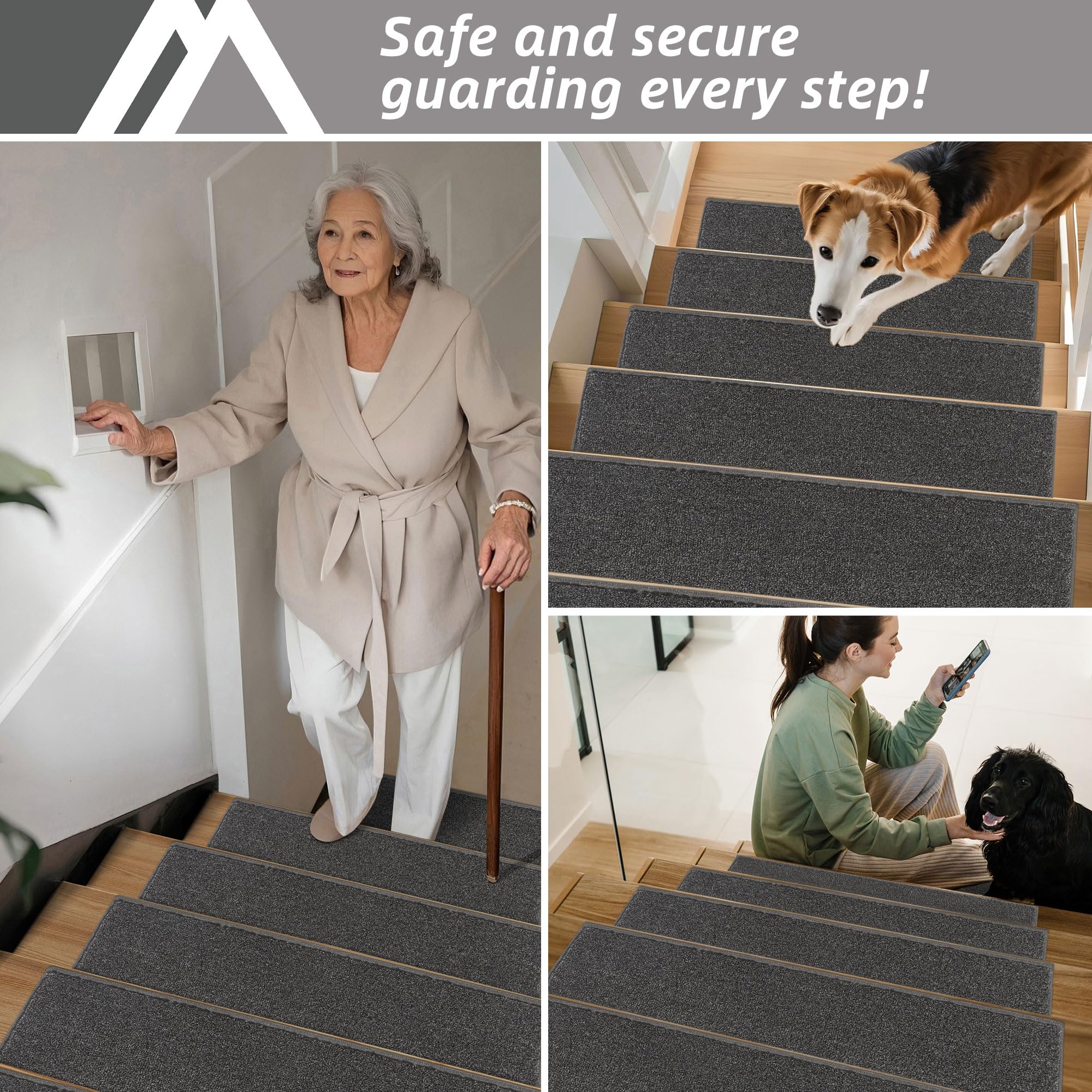 COSY HOMEER durable design provides long-lasting stair protection.