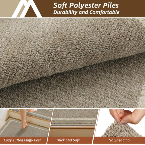 COSY HOMEER stair rug is machine washable for quick cleanup
