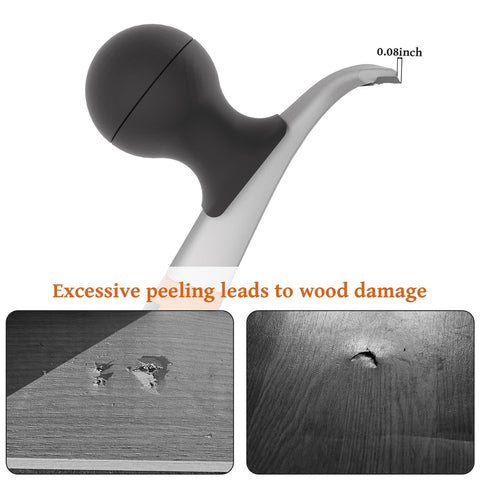 Cosycove scraper handle reinforced with fiberglass for heavy-duty use