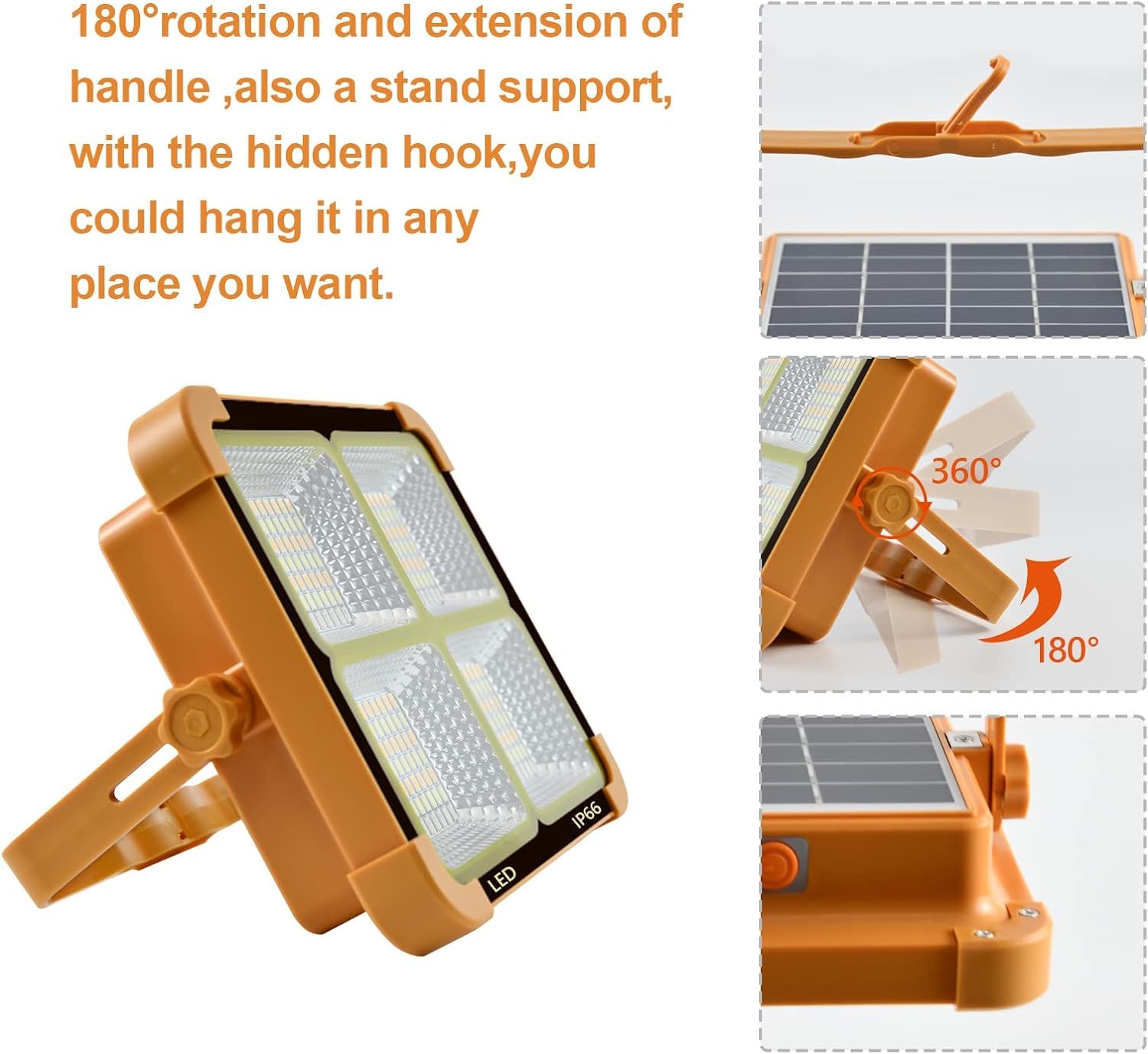 CosyEasy hidden hook and USB solar charging for versatile setup.