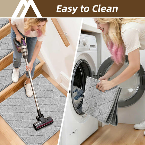Dog-friendly COSY HOMEER stair mat helps with pet footing and protection.