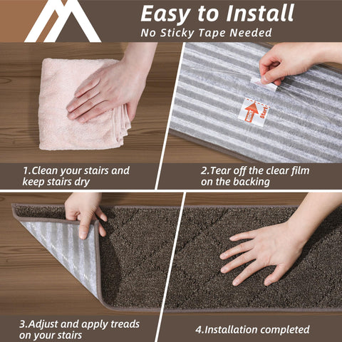 COSY HOMEER edging stair treads easy removal without residue on floors