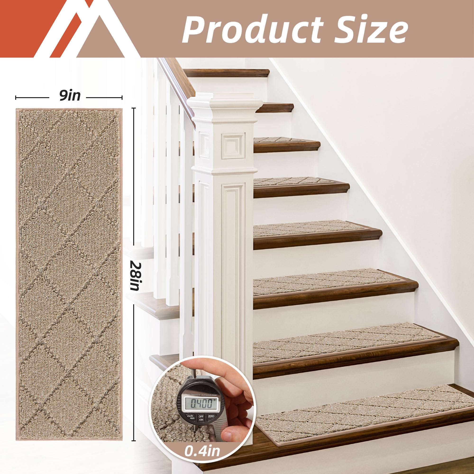 COSY HOMEER low-profile design fits under doors without sticking