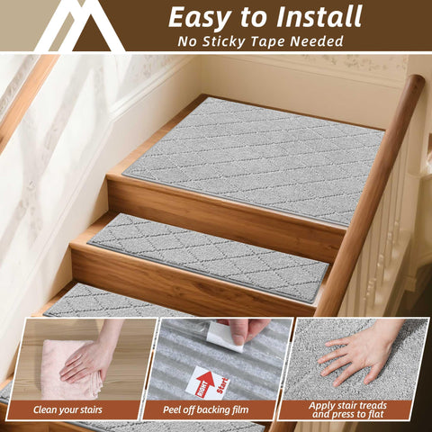COSY HOMEER peel-stick installation demonstrated for quick setup.