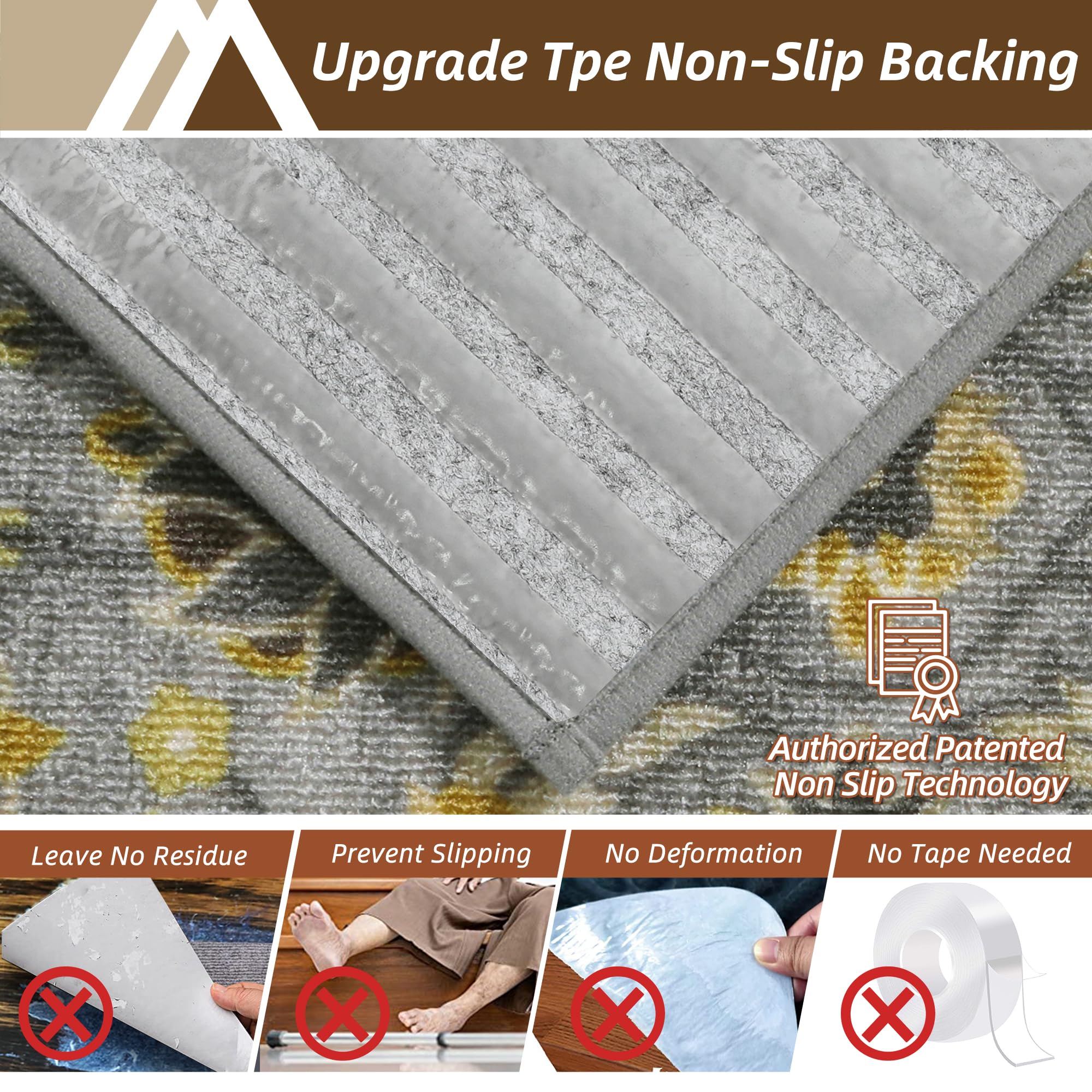 COSY HOMEER 8x30 inch treads fit standard stairs with durable coverage.