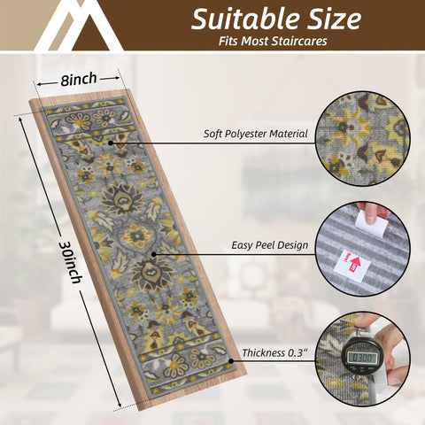 COSY HOMEER non-slip treads offer secure footing across busy entryways.