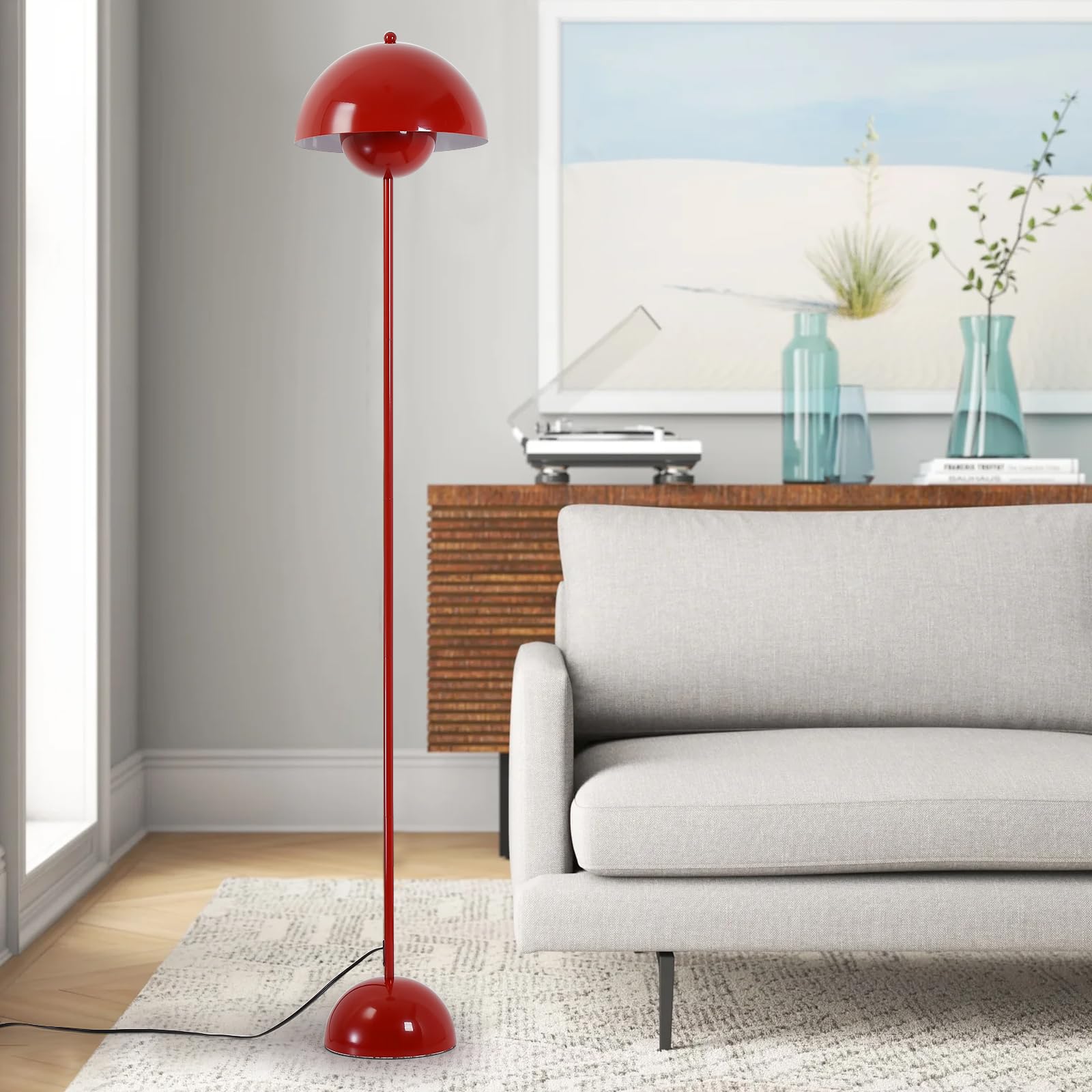 COSYLUX plug-in lamp with foot switch for easy control.