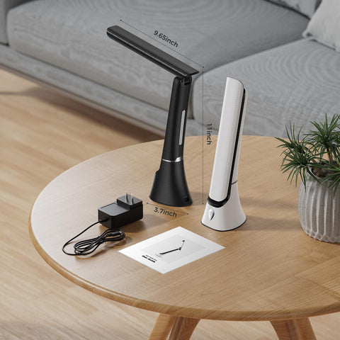 COTLIKE black desk lamp blends modern style with daylight-like glow.