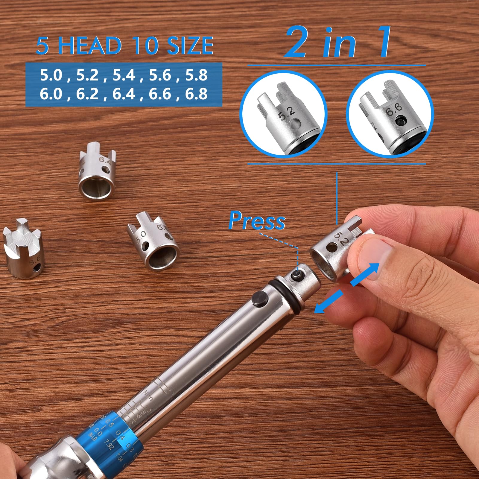 COTOUXKER wrench supports clockwise and counterclockwise operation