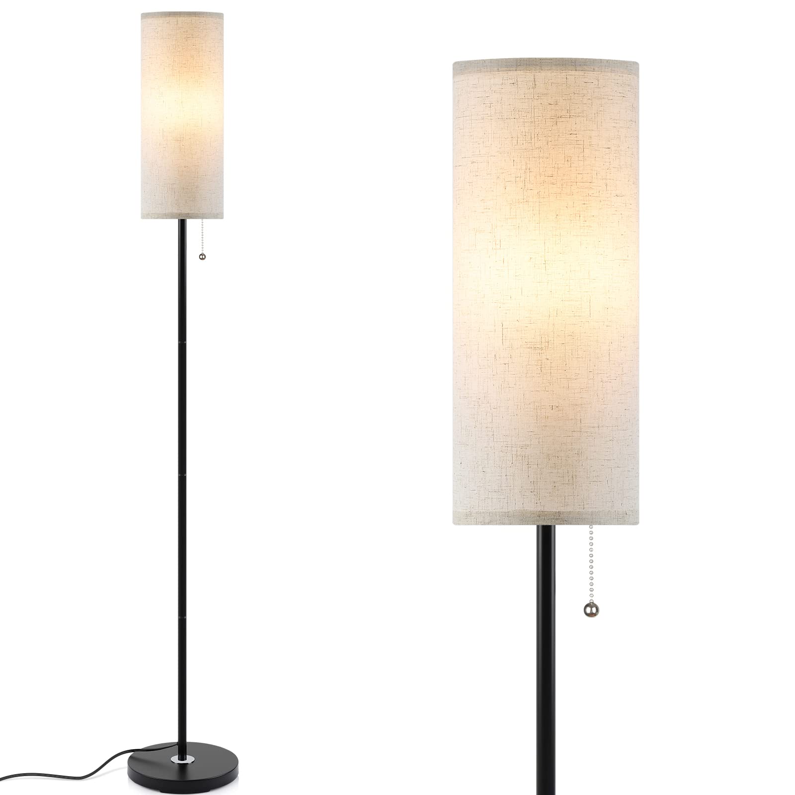 Coucrek floor lamp 61-42-inch height in room