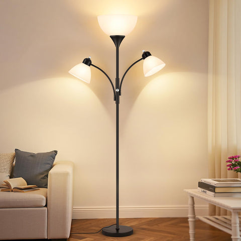 Coucrek floor lamp, 72 inches tall, for broad ambient lighting.