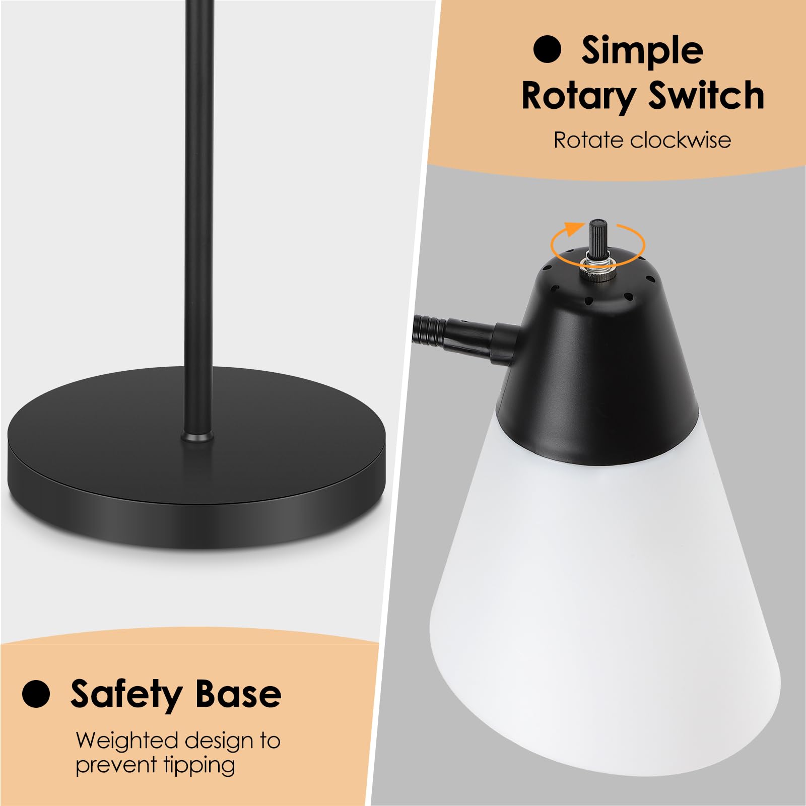 Coucrek dorm room setup with floor lamp for study and ambiance