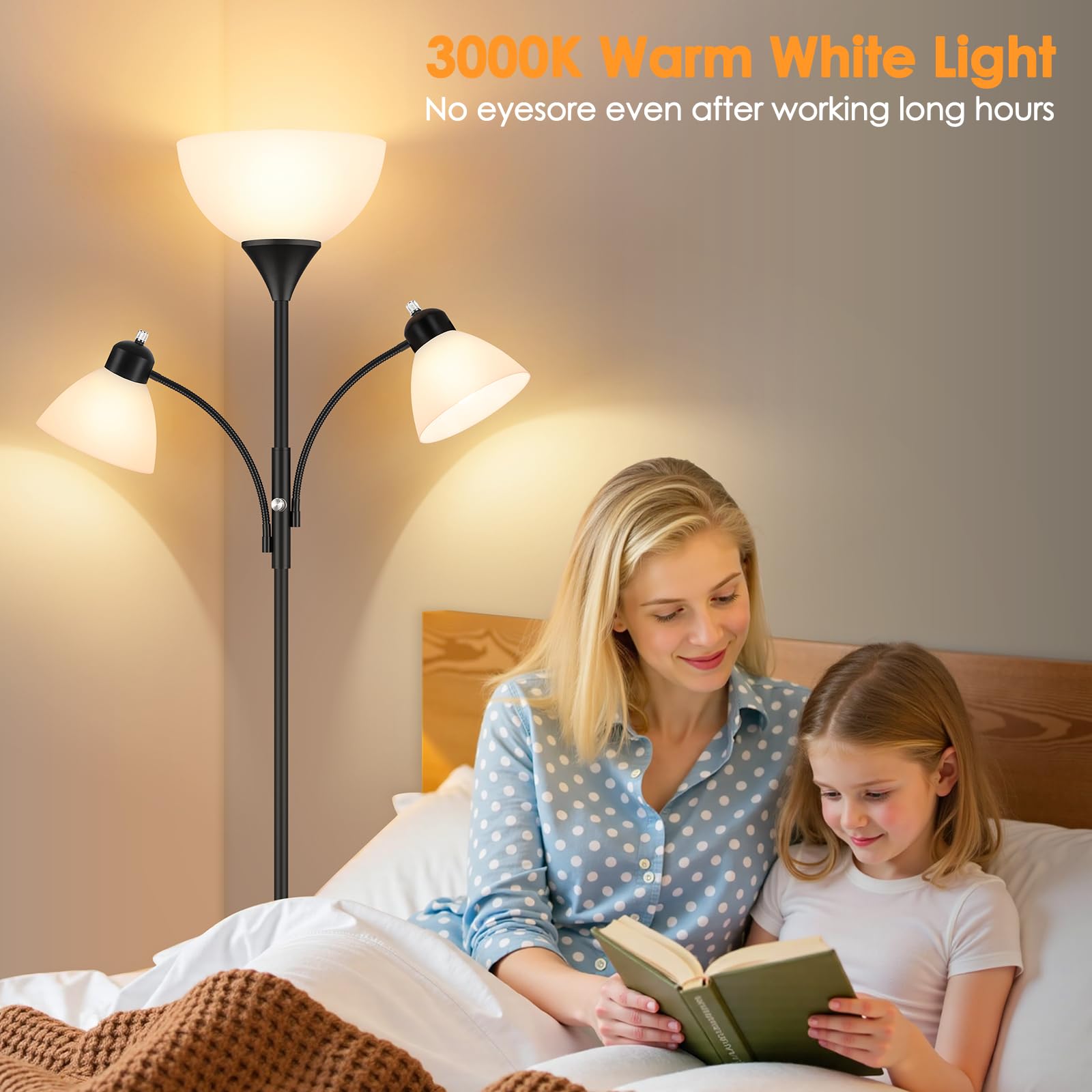 Coucrek reading lights provide dual task illumination for reading.