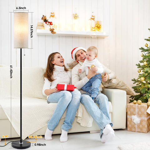 Coucrek floor lamp weighted base for stability