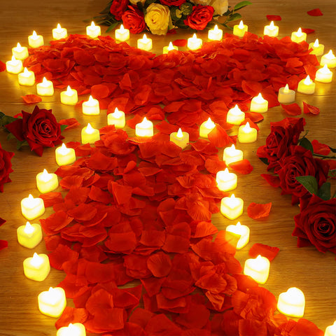 Coume rose petals bulk scattered for a romantic ambiance