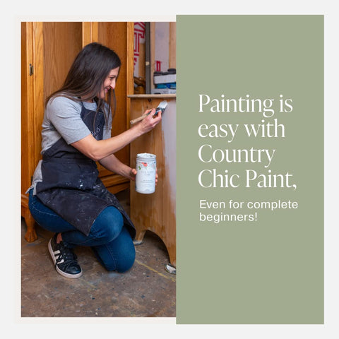 Country Chic Sage Advice furniture refinished for a fresh look
