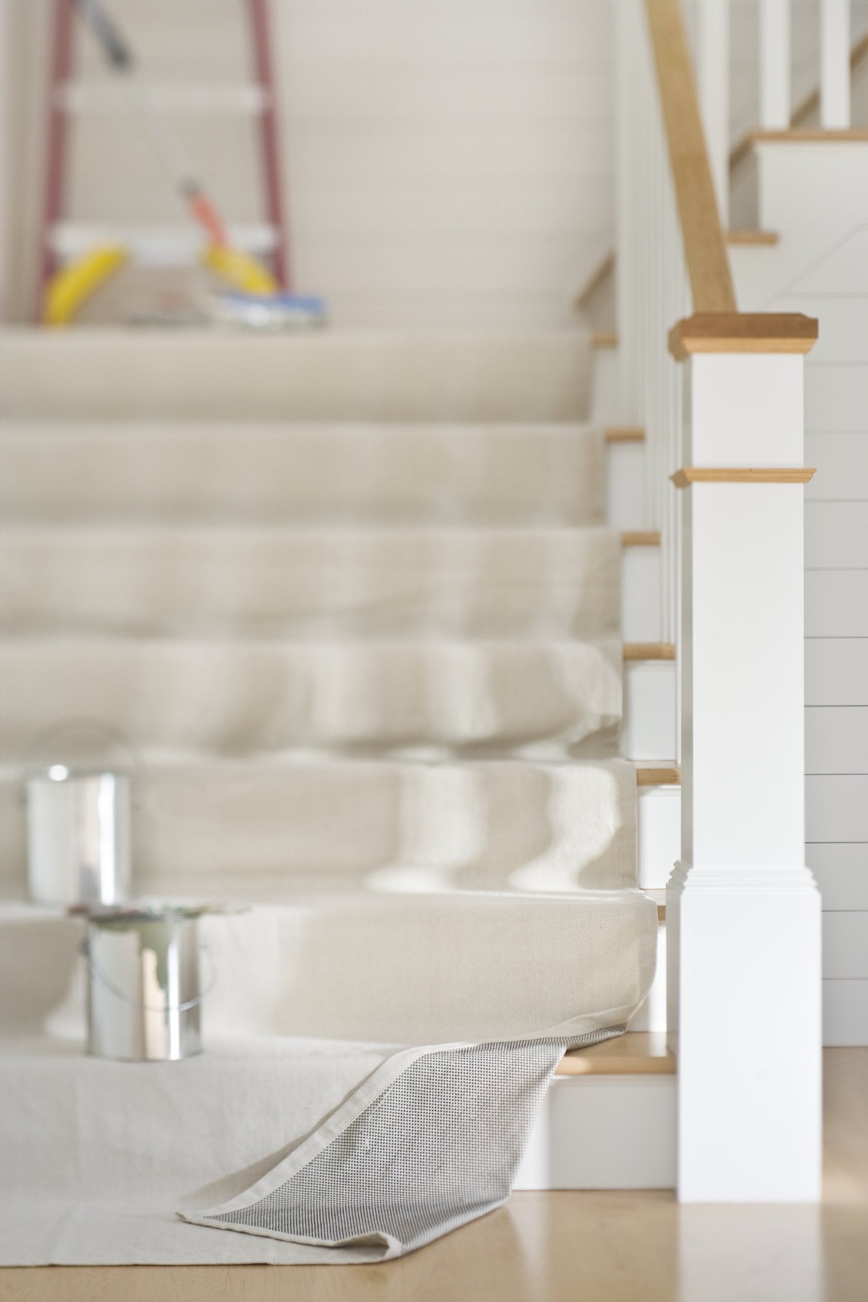 Drop cloth conforms to irregular surfaces, ensuring full coverage