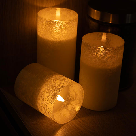 COVEGE remote-control timer usage for flameless candles across the room