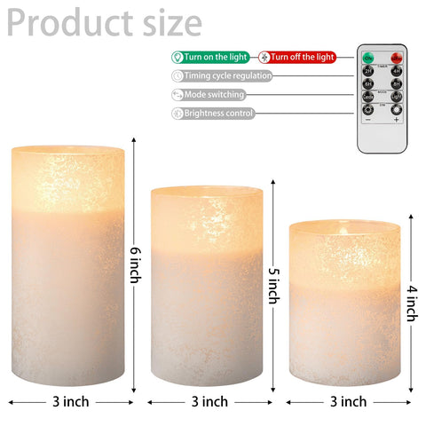 COVEGE sandblasted glass glow provides diffused light and style