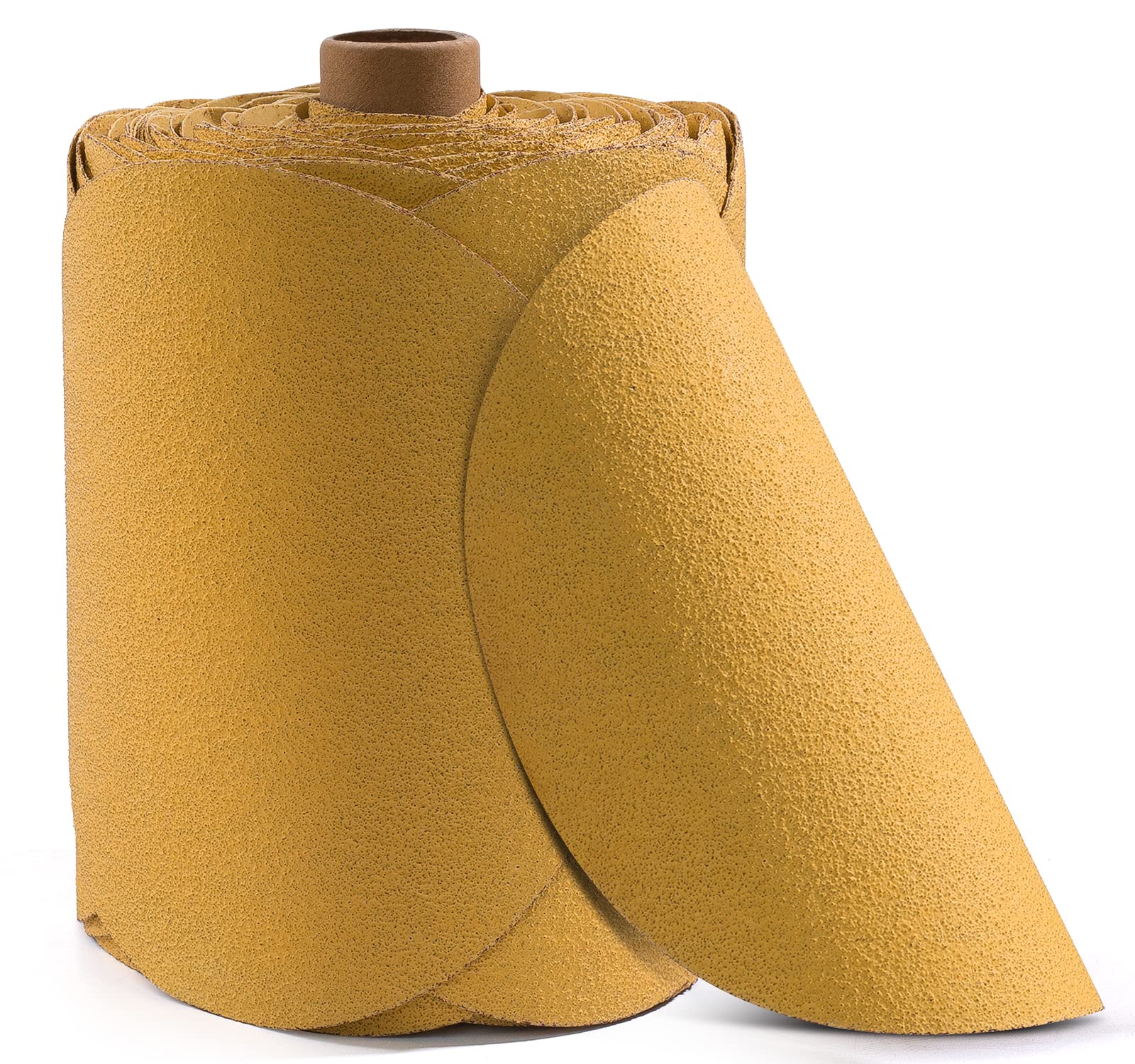 CowboyBOB 6-inch gold PSA disc pack ideal for auto body and woodworking sanding.