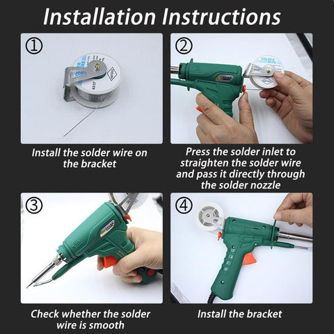 Cowenhey iron holder keeps tools steady during soldering sessions.
