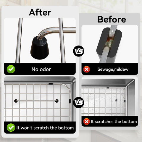 Cowherding grid features 16 non-slip silicone pads to stay put.