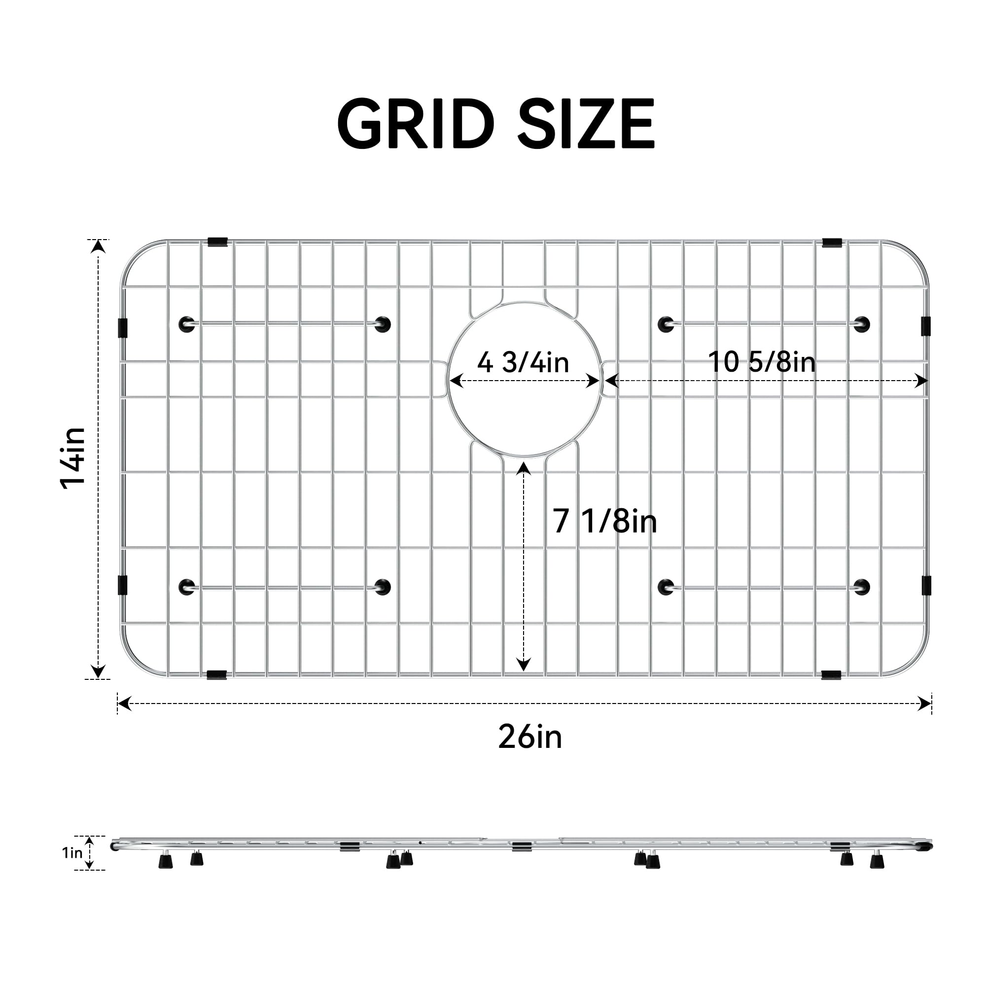 Cowherding rear-drain design promotes drainage in single-bowl sinks.