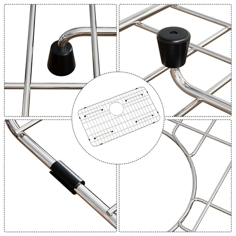 Cowherding stainless steel grid resists rust for lasting use.
