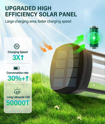 COXSENI solar pathway light installs quickly without wiring for easy setup.