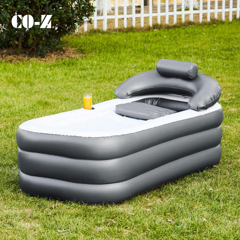 CO-Z foldable outdoor tub ready for compact storage and travel.