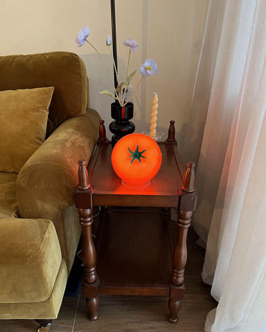 Cozifycasa Bedroom lamp round cute design ideal for nightstands.