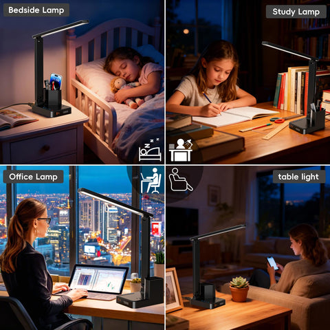 Cozoo LED lamp offers color temperature control for warm to cool study light