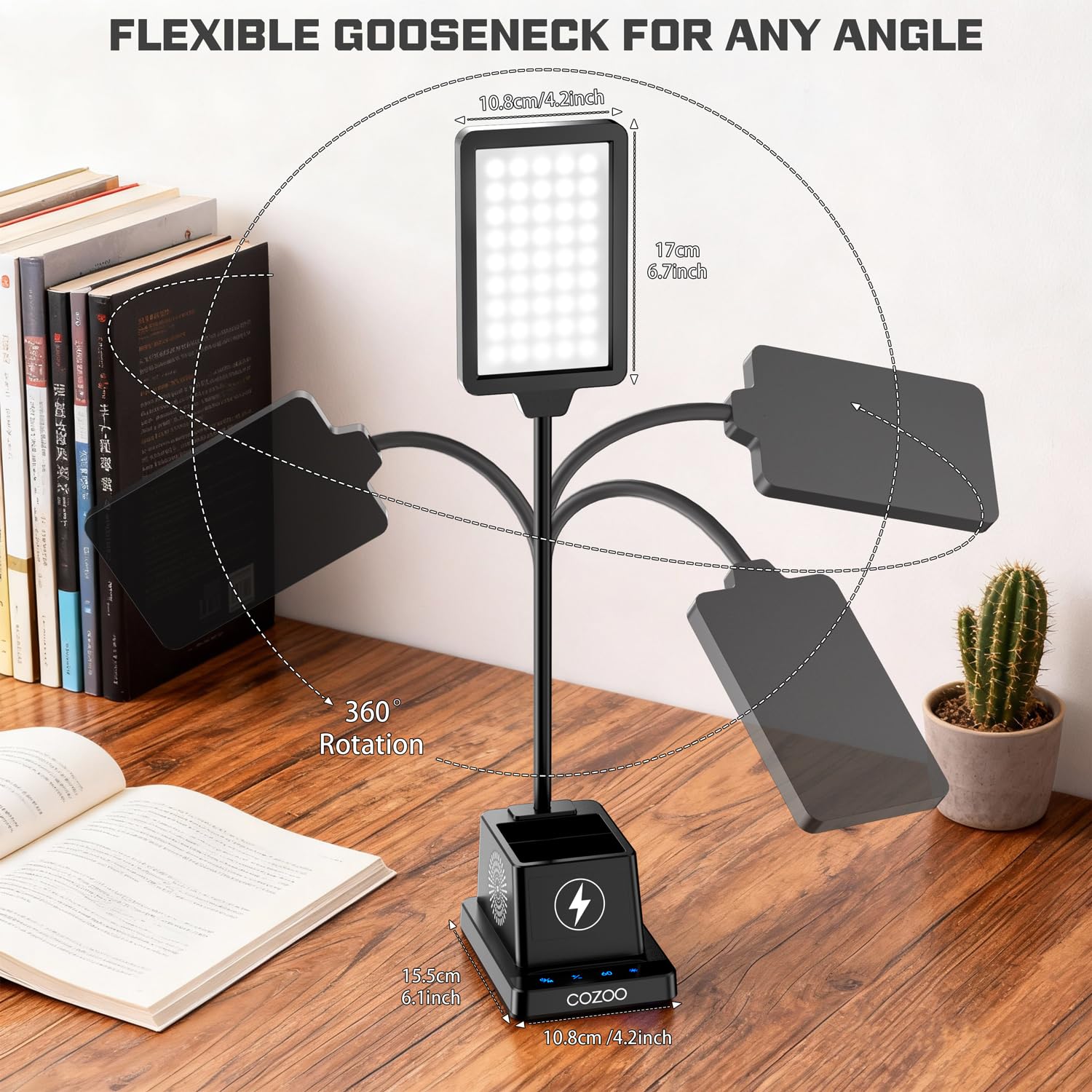 Cozoo durable ABS housing and safety-rated design