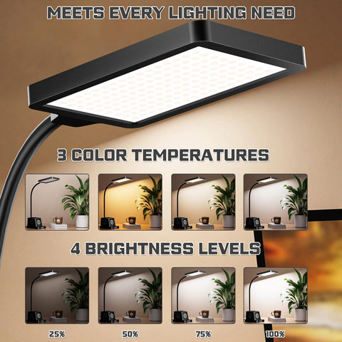 Cozoo gooseneck 360-degree adjustment for precise task lighting