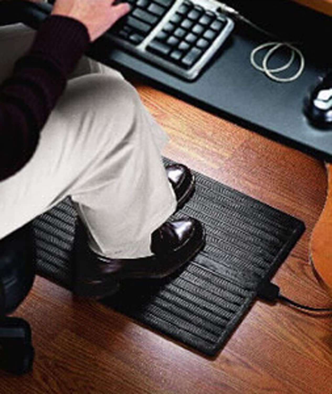 Cozy Products waterproof rubber mat shields floors while delivering consistent heat.