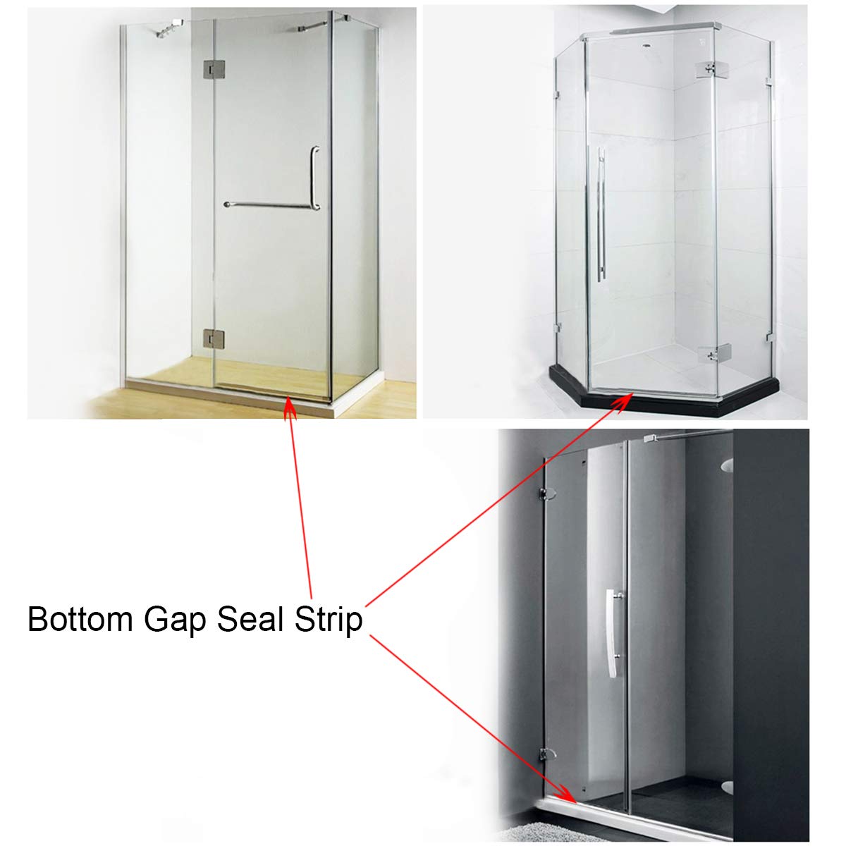Cozylkx bathroom waterproof dustproof seal keeps floors dry