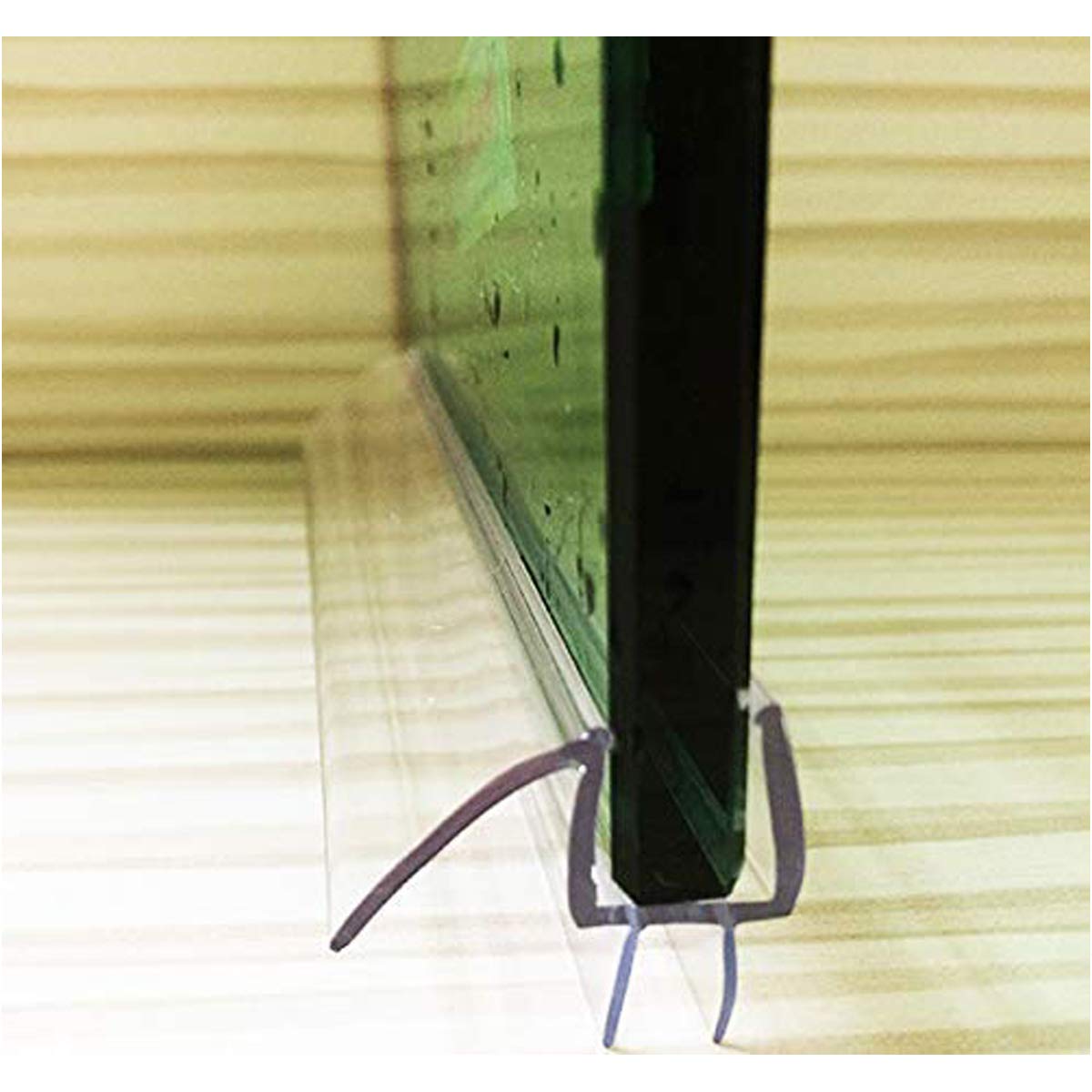 Cozylkx drip rail close-up shows water retaining edge for drip control.