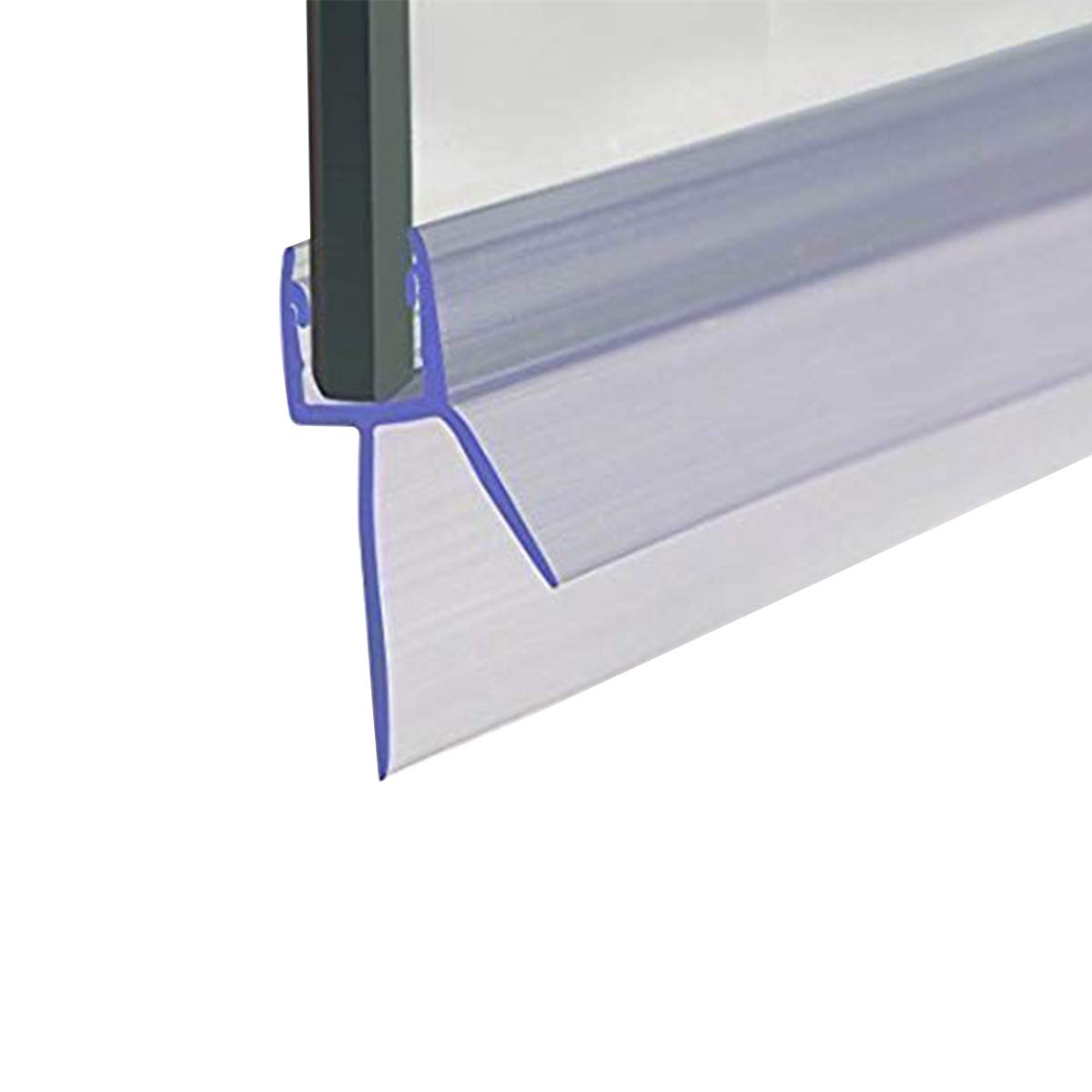 Cozylkx frameless door seal with drip rail enhances water control on glass showers